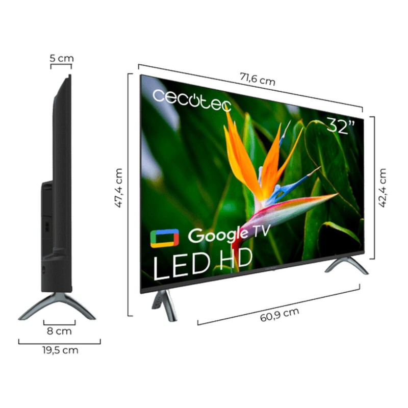 TV intelligente Cecotec Full HD 4K Ultra HD 32" LED HDR HDR10