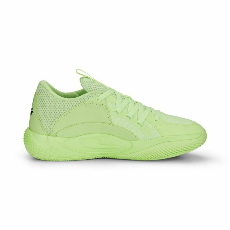 Chaussures de Basket-Ball pour Adultes Puma Court Rider Chaos Citron