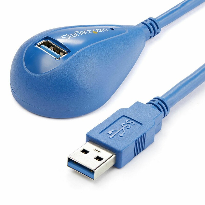 Câble USB Startech USB3SEXT5DSK Bleu 1