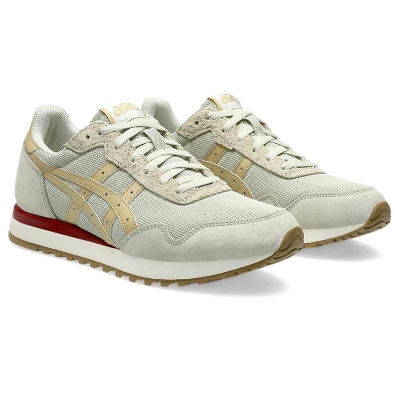 Chaussures de Sport pour Homme Asics Tiger Runner II Marron Gris clair