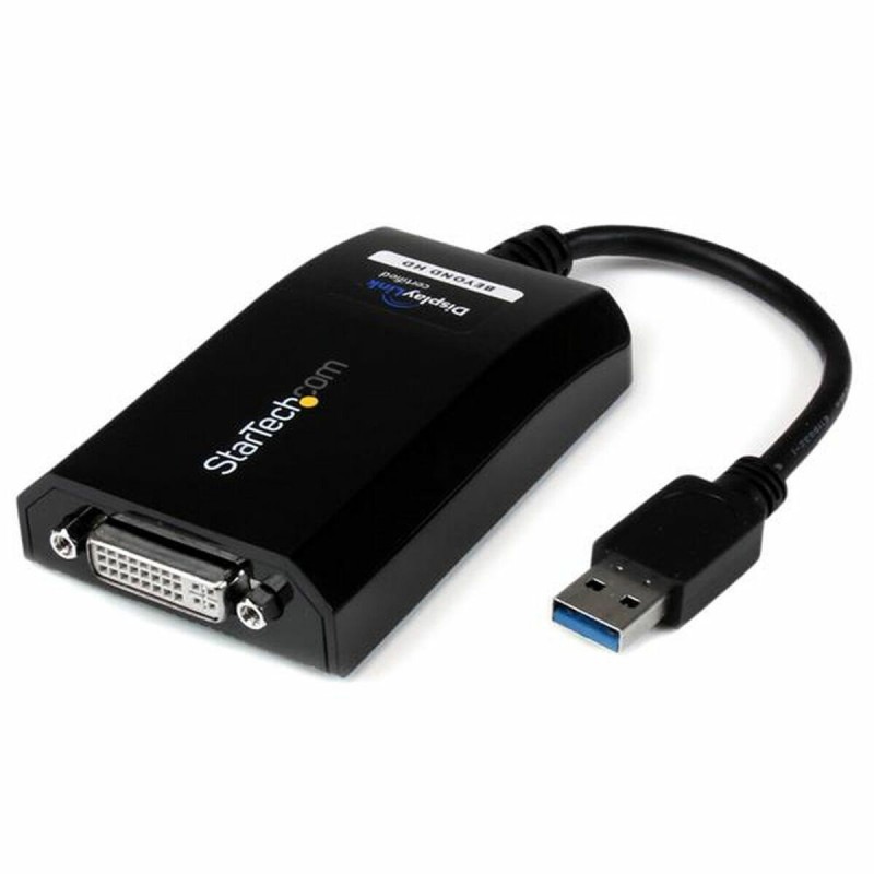 Adaptateur USB Startech USB32DVIPRO          USB A Noir