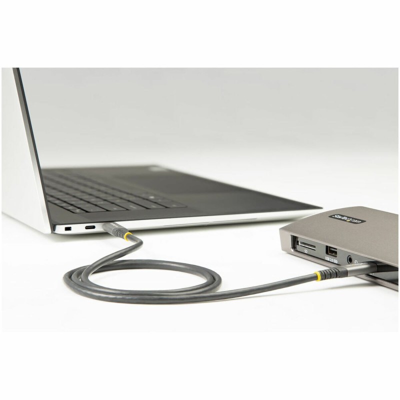 Câble USB C Startech USB315CCV2M Noir/Gris 2 m