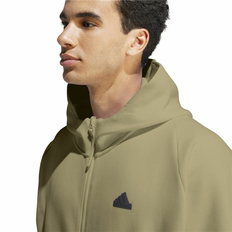 Sweat à capuche homme Adidas Z.N.E. Pr Marron Kaki