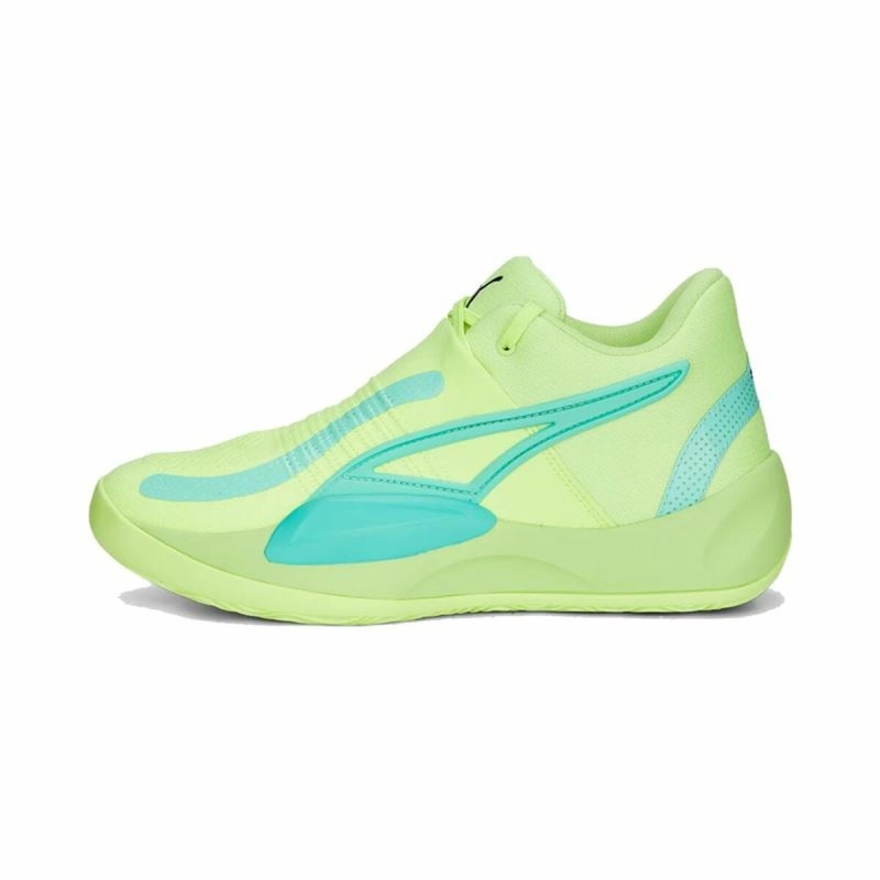 Chaussures de Basket-Ball pour Adultes Puma Rise Vert citron