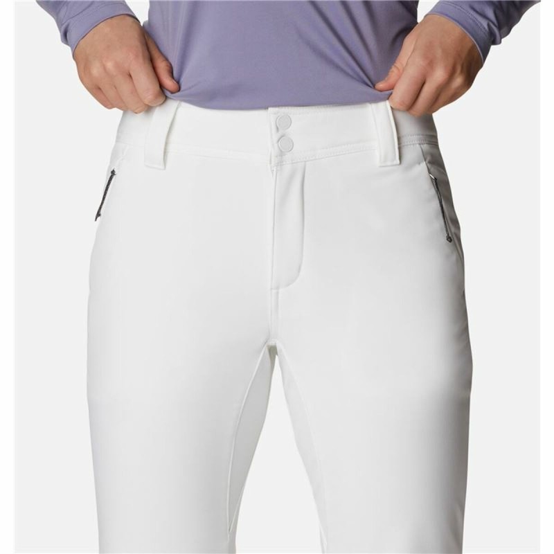 Pantalon de sport long Columbia Roffee Ridge IV Femme Blanc