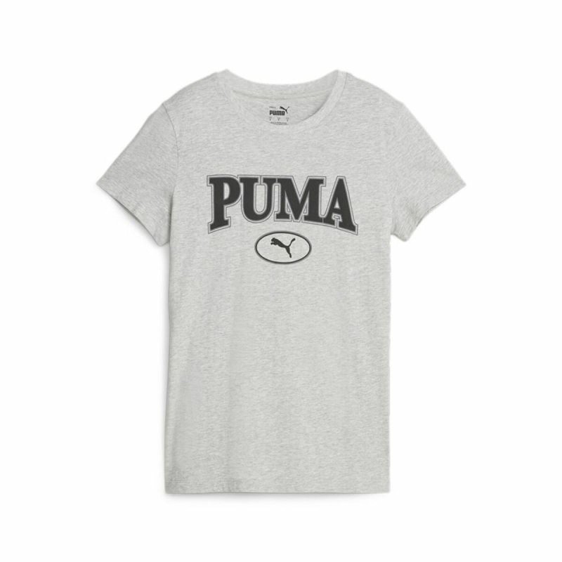 T shirt à manches courtes Puma Squad Graphicc Tlight Gris clair (XS)