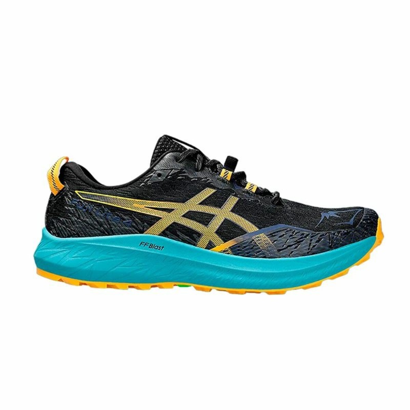 Chaussures de Running pour Adultes Asics Fuji Lite 4 Noir