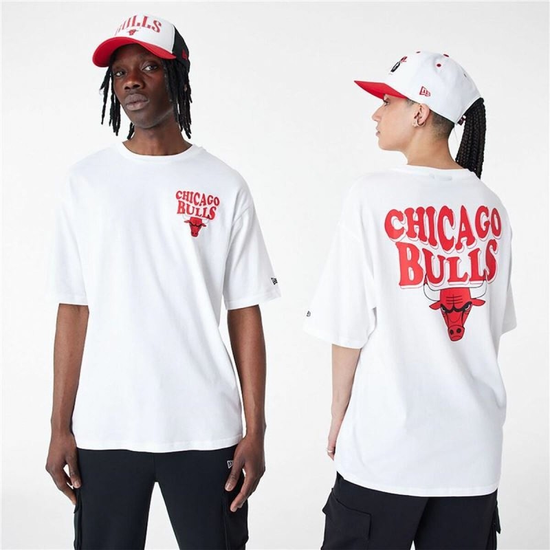 T-shirt à manches courtes homme New Era  SCRIPT OS TEE CHIBUL 60435518 Blanc (L)