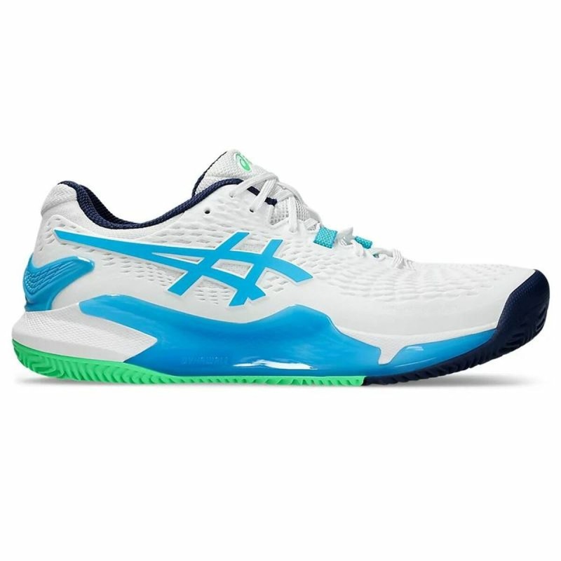 Chaussures de Tennis pour Homme Asics Gel-Resolution 9 Clay Blanc