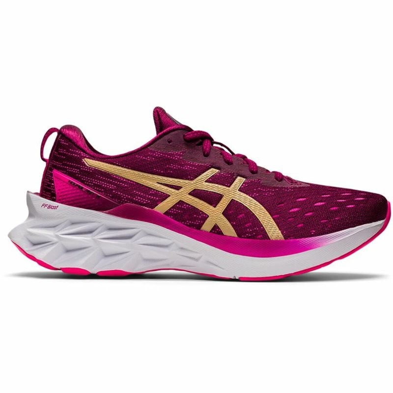 Chaussures de Running pour Adultes Asics Novablast 2 Femme Rose foncé