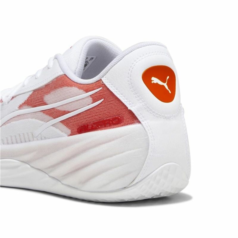 Chaussures de Basket-Ball pour Adultes Puma All-Pro Nitroam Blanc