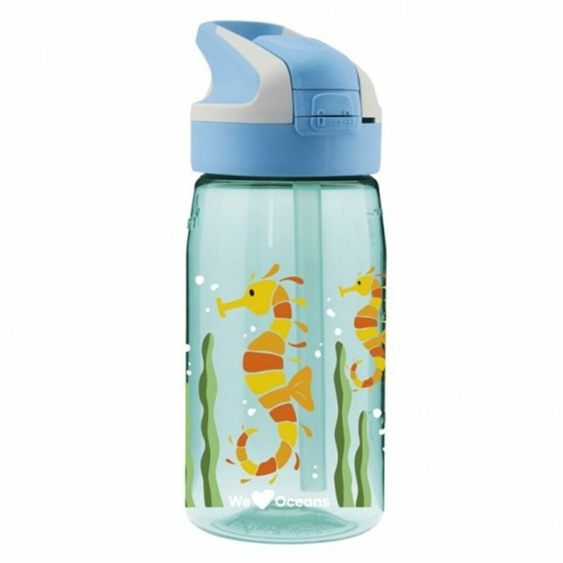 Bouteille d'eau Laken Summit Sea Horse Bleu Aigue marine (0