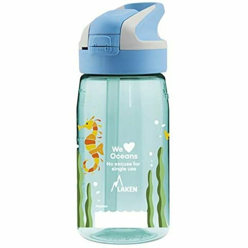 Bouteille d'eau Laken Summit Sea Horse Bleu Aigue marine (0,45 L)