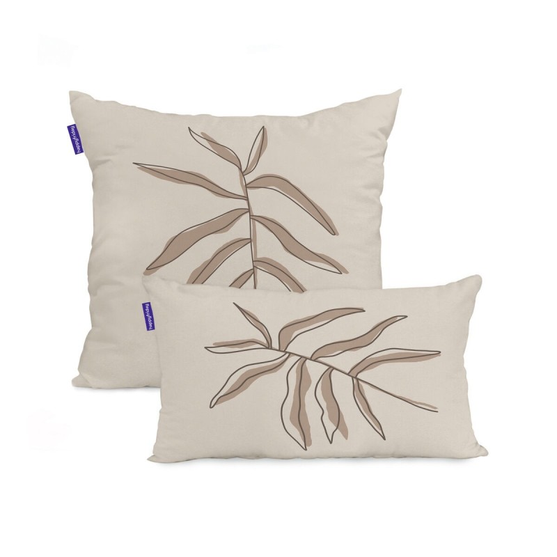 Housse de coussin HappyFriday Blanc Maple  Multicouleur