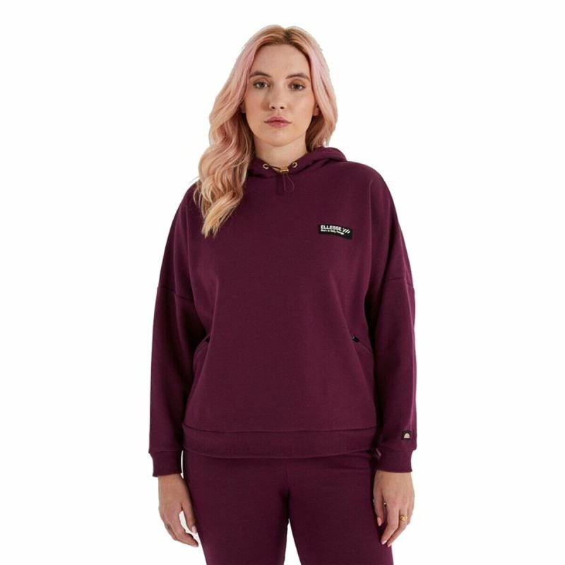 Sweat à capuche femme Ellesse  Semprevisa Vert Aubergine