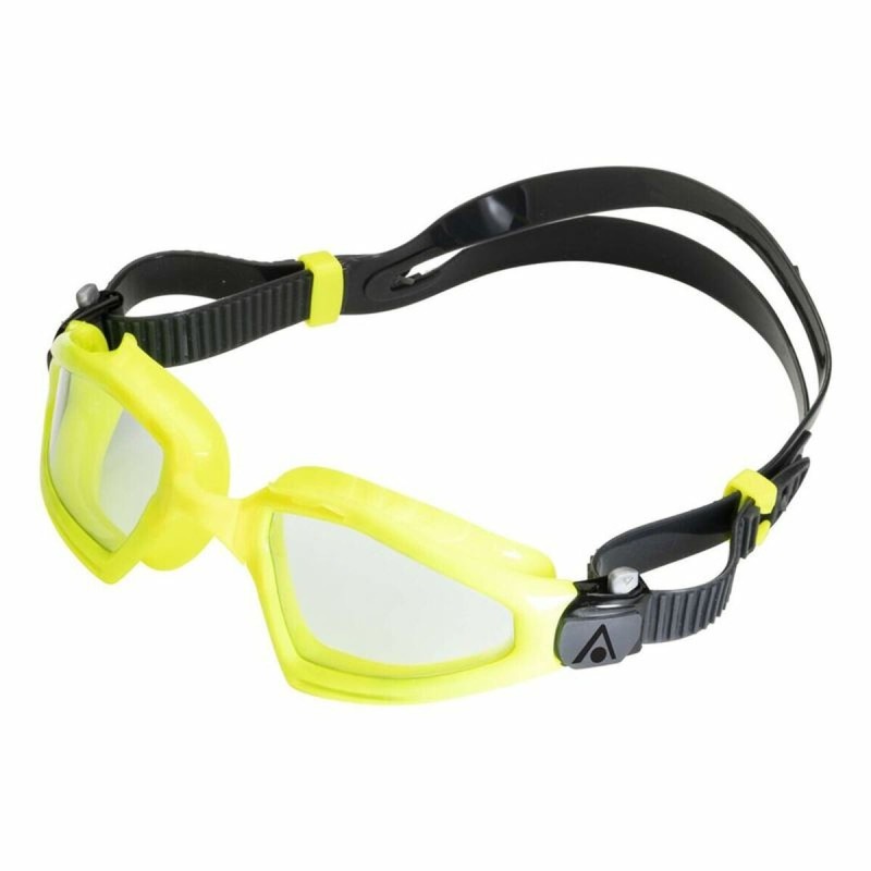 Lunettes de bain pour adultes Aqua Sphere Kayenne Pro Clear Jaune Noir Taille unique