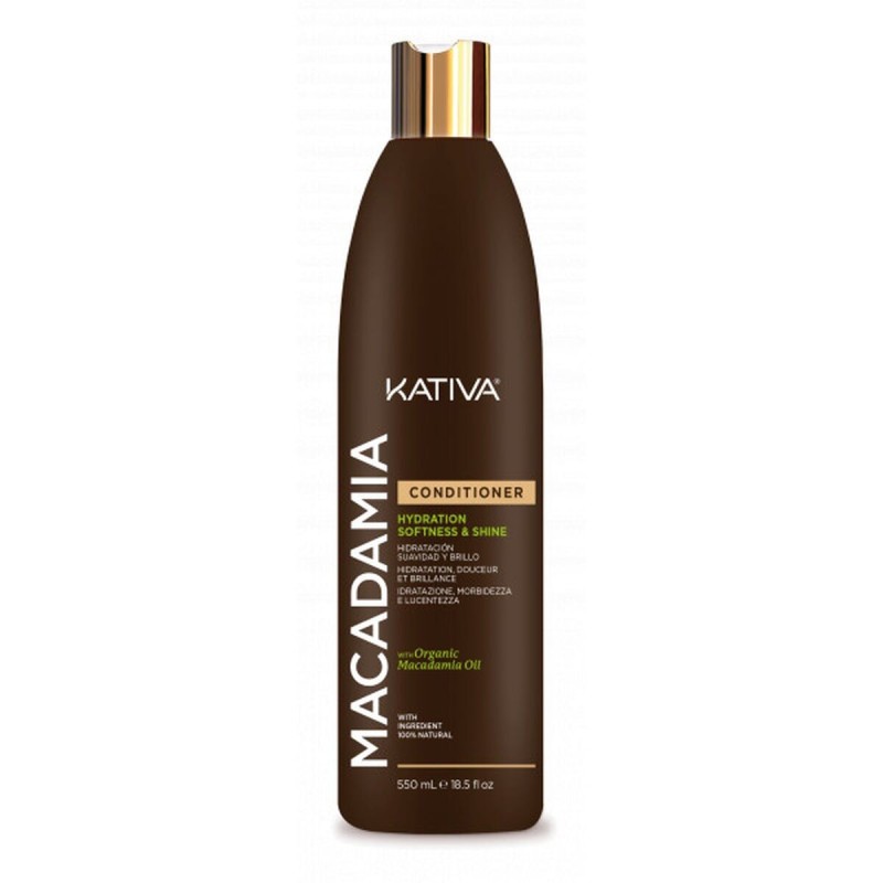 Après-shampooing Kativa 550 ml Macadamia