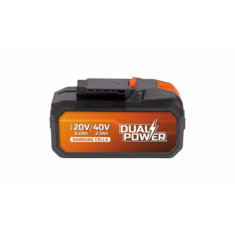 Batterie au lithium rechargeable Powerplus Dual Power Powdp9037 20 V 2,5 Ah 5 Ah Litio Ion 40 V