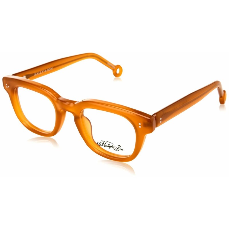 Monture de Lunettes Unisexe Hally & Son HS877V04 Jaune