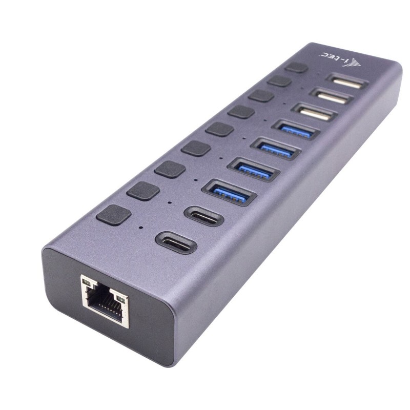 Câble USB i-Tec CACHARGEHUB9LAN