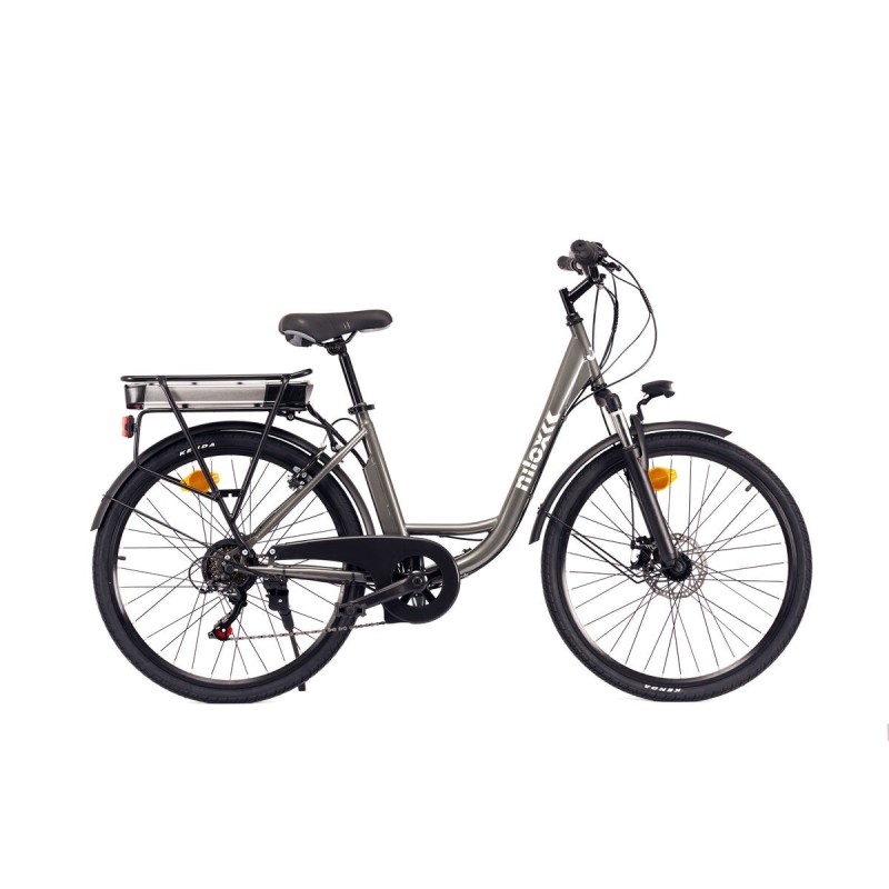 Vélo Électrique Nilox 30NXEB266VFM1V3 250 W Gris Noir/Gris 26"