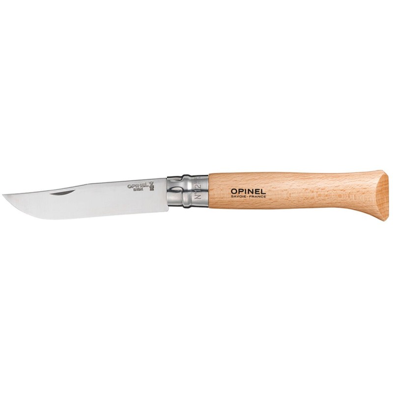 Couteau Opinel Nº12 Acier inoxydable Bois de hêtre 12 cm