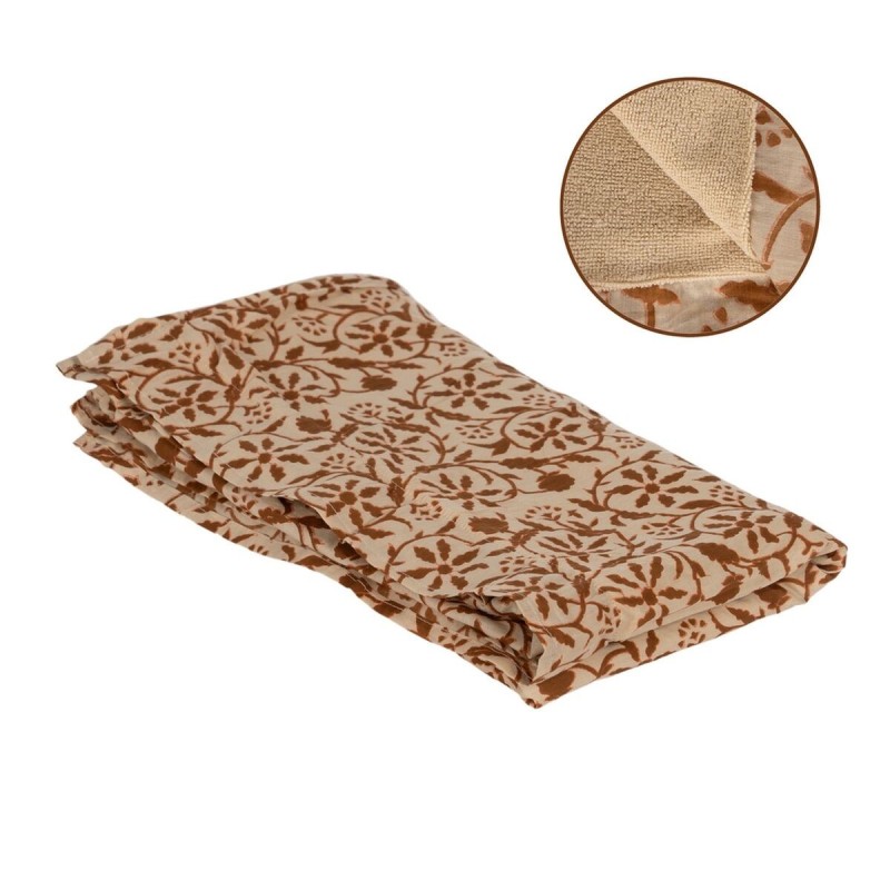 Serviette Paréo Marron Beige Coton 90 x 180 cm