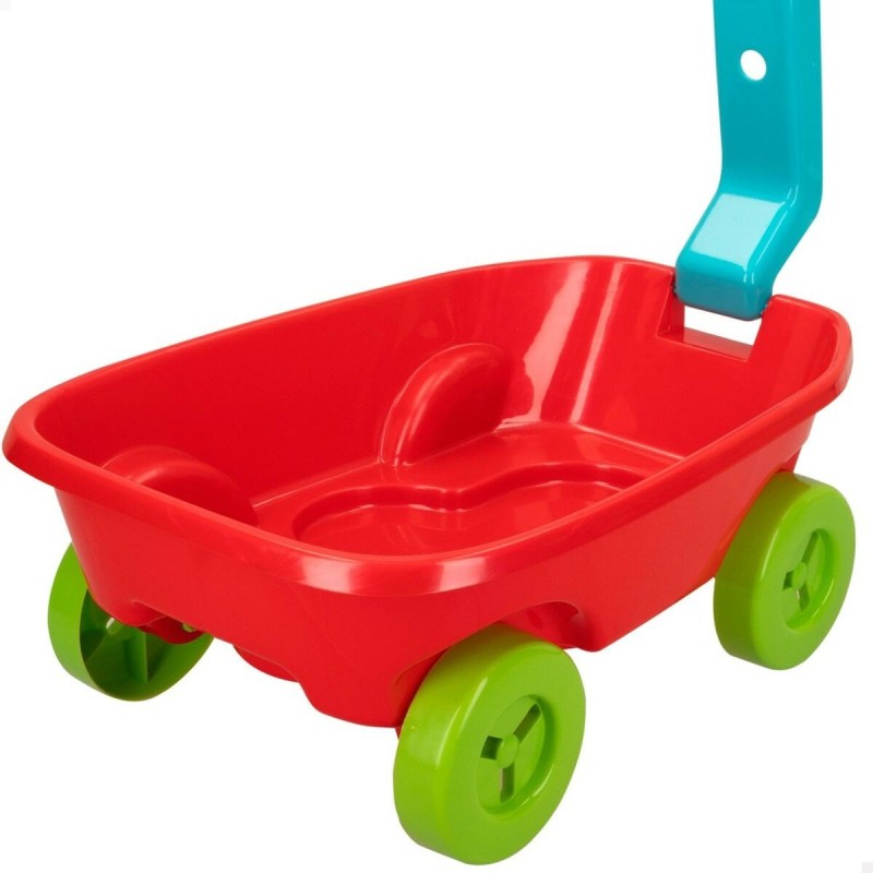 Set de jouets de plage Colorbaby Chariot polypropylène (12 Unités)