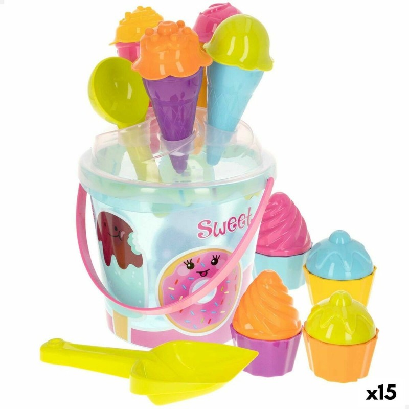 Set de jouets de plage Colorbaby polypropylène (15 Unités)