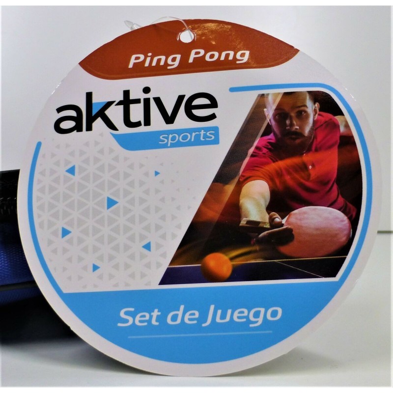 Set Ping Pong Aktive 15 x 25,5 x 1 cm (6 Unités)