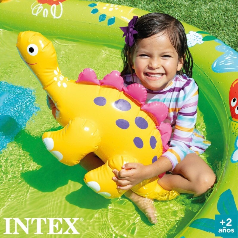 Pataugeoire gonflable pour enfants Intex Parc de jeux Dinosaures 191 x 58 x 152 cm (3 Unités)