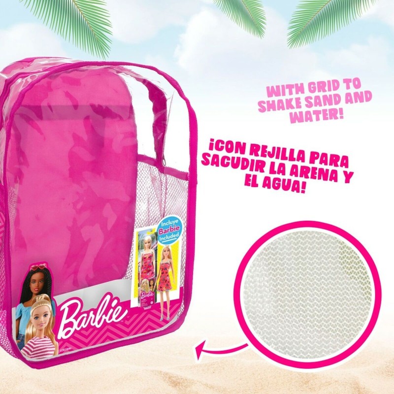 Set de jouets de plage Barbie 8 Pièces 18 x 16 x 18 cm