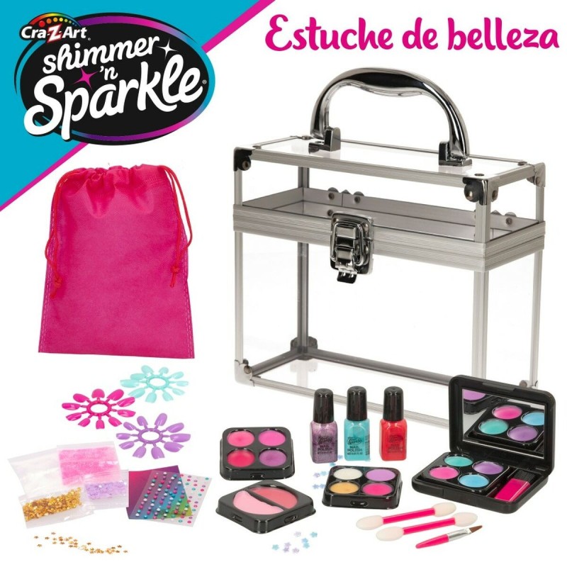 Kit de maquillage pour enfant Cra-Z-Art Shimmer 'n Sparkle Glam & Go 19 x 16 x 8 cm 4 Unités