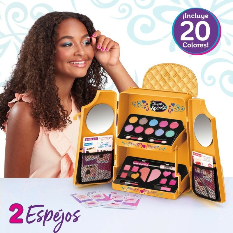 Kit de maquillage pour enfant Cra-Z-Art Shimmer 'n Sparkle 20,5 x 23,5 x 6,5 cm 4 Unités