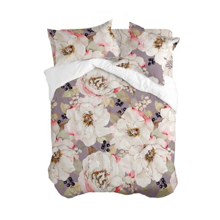 Housse de Couette HappyFriday White Peonies Multicouleur 200 x 200 cm