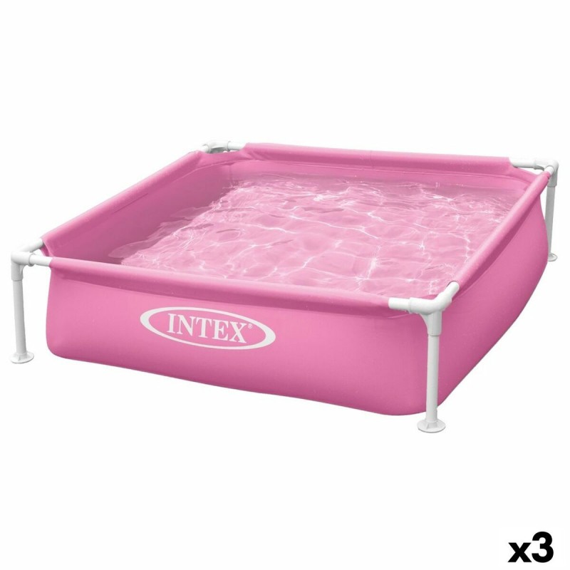 Piscine Démontable Intex 342 L 122 x 30 x 122 cm Rose (3 Unités)