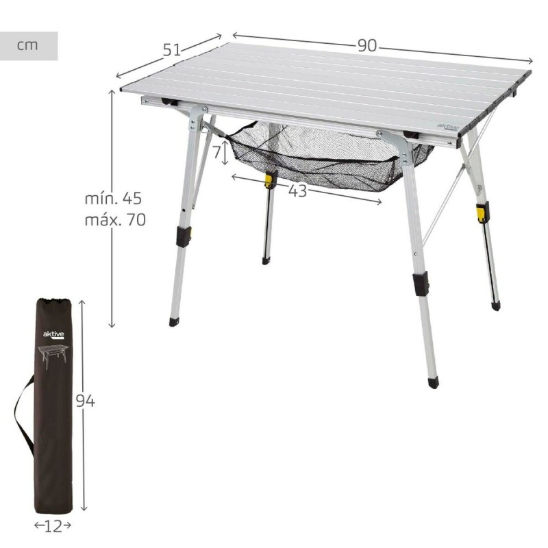 Table Piable Aktive 90 x 70 x 51 cm