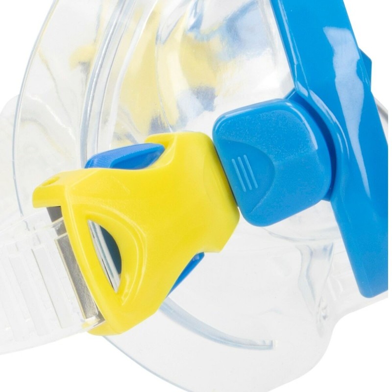 Masque de Plongée avec Tube pour Enfants AquaSport Bleu (4 Unités)