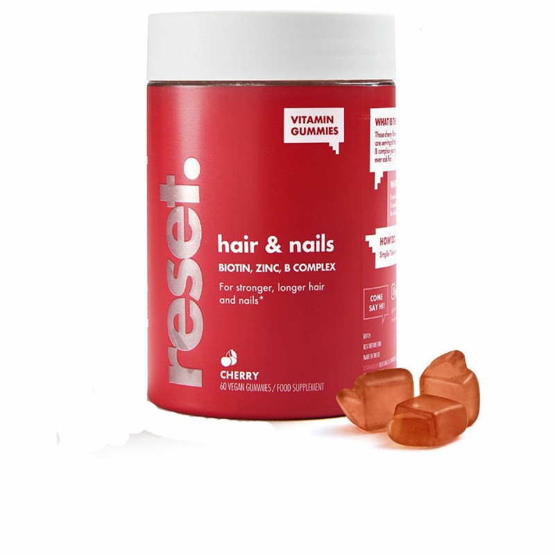 Supplément Alimentaire Reset Hair & Nails Bonbons gélifiés 60 Unités