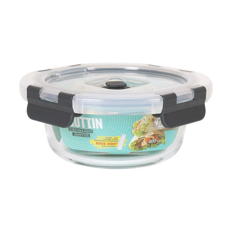 Boîte à lunch Quttin   Ronde 400 ml (Ø 15 x 6