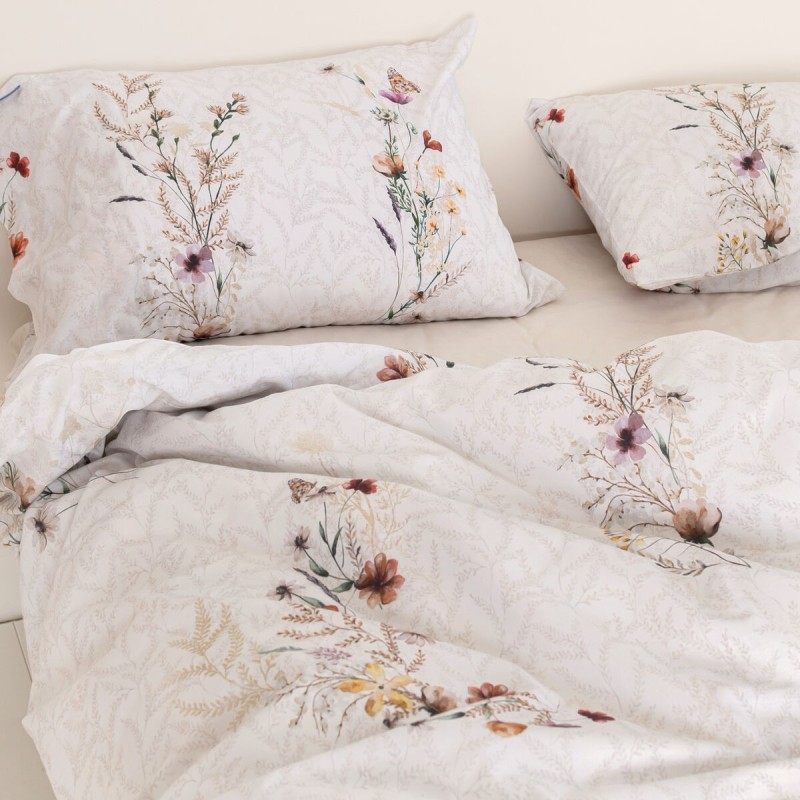 Housse de Couette HappyFriday Wild flowers Multicouleur 155 x 220 cm