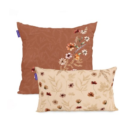 Housse de coussin HappyFriday Wild Flowers Multicouleur 2 Pièces