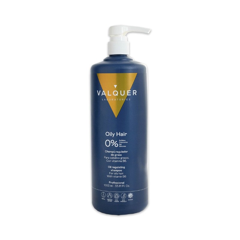 Shampooing pour cheveux gras Valquer SIN SULFATOS 1 L