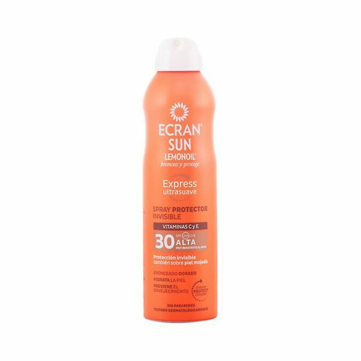 Crème protectrice solaire pour le corps en spray