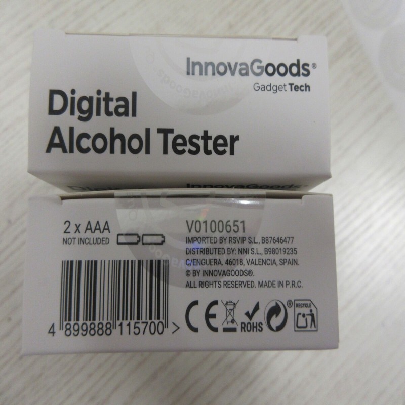 Alcootest numérique InnovaGoods