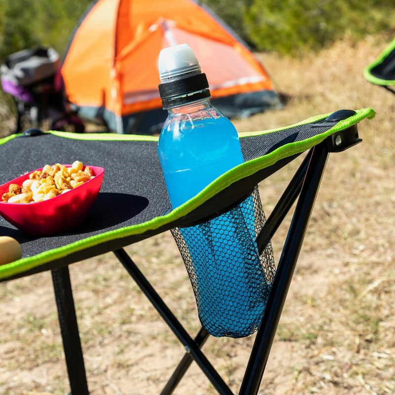 Table de Camping Pliable en Tissu avec Housse Cafolby InnovaGoods