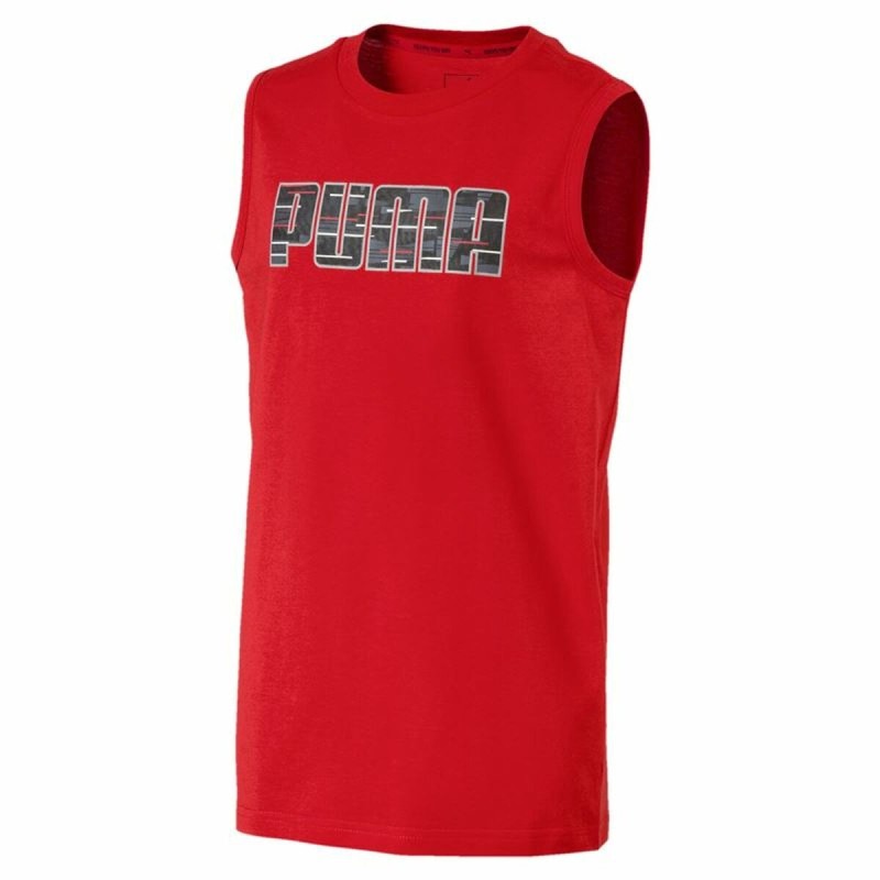 T shirt à manches courtes Enfant Puma Hero SL Tee  Rouge