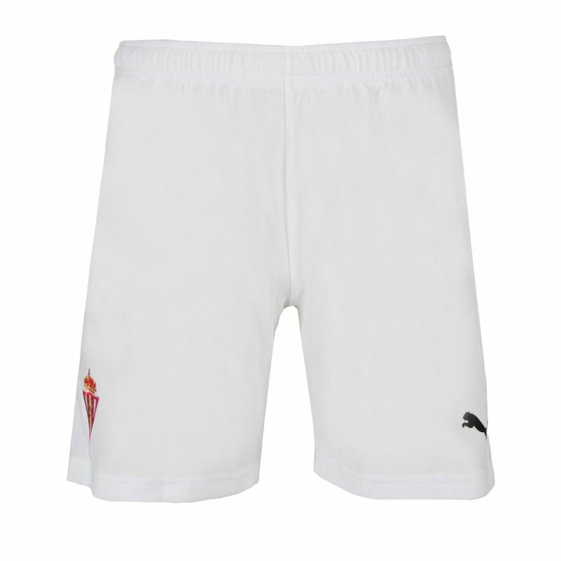 Short de Sport Puma Real Sporting de Gijón Blanc Homme