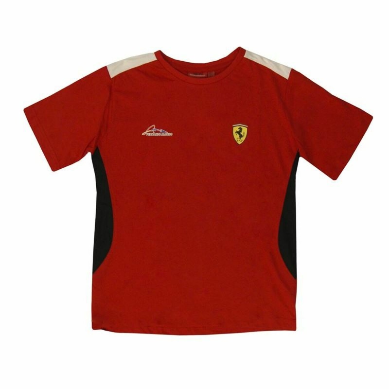 T shirt à manches courtes Enfant Precisport  Ferrari  Rouge (14 Ans)