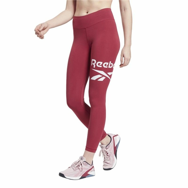 Leggings de Sport pour Femmes Reebok Identity Logo Rouge